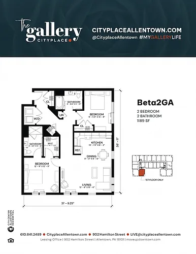 Floor plan Beta2GA