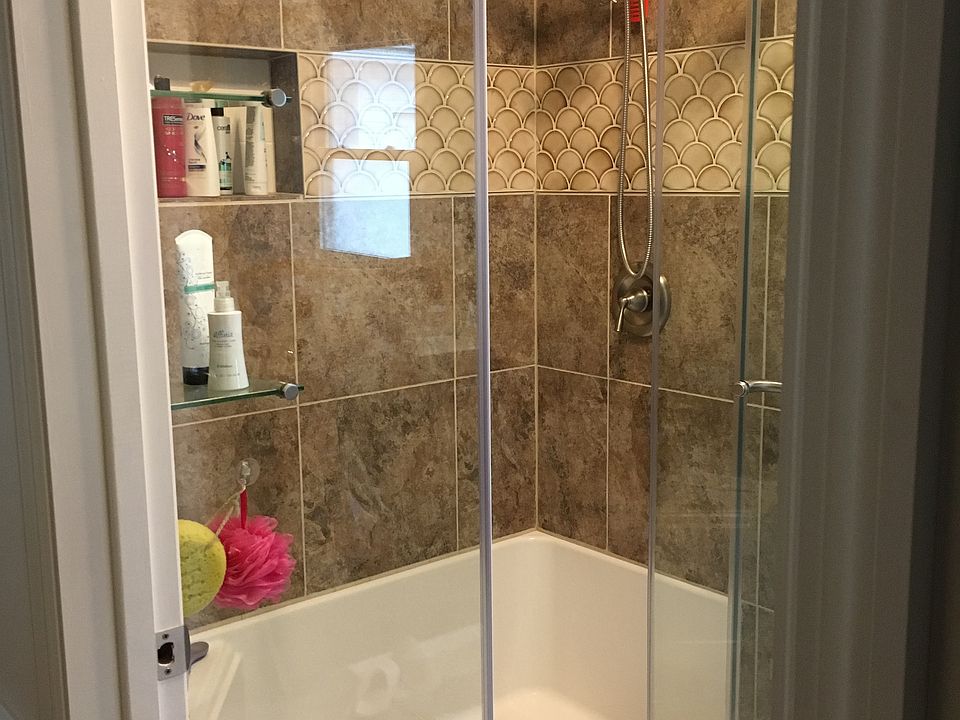 Bathroom with custom tile