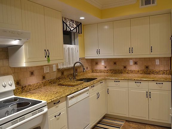 Kitchen with granite counter