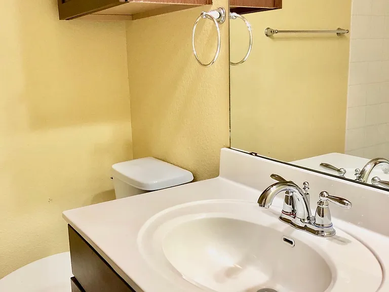 Spotless bathrooms