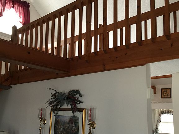 loft overlooking living room
