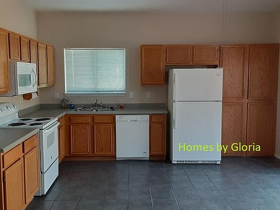 Large kitchen with built in micro wave