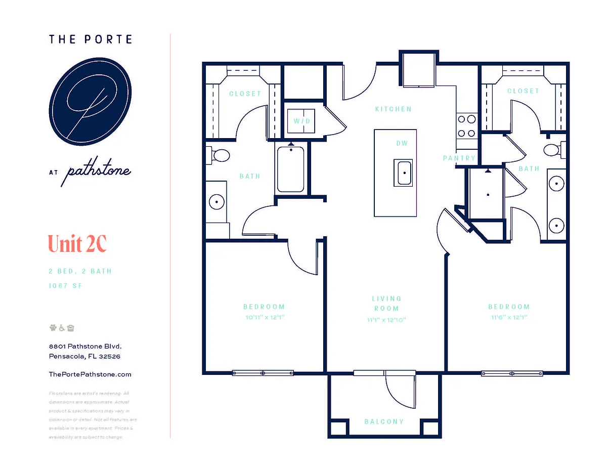Floor plan 2C