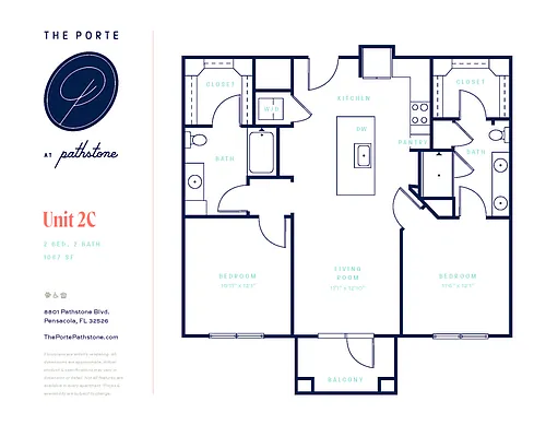 Floor plan 2C