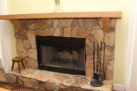 Great Room Stone Fireplace