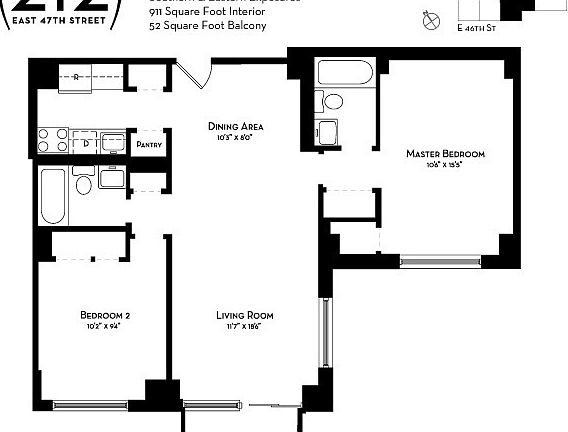 2nd image of 212 E 47th St #7GU