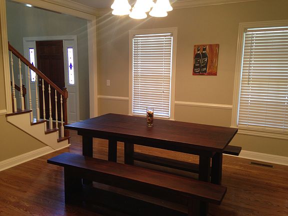 Spacious dining room