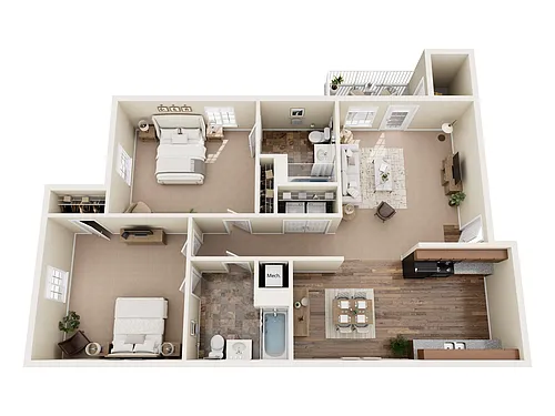 Floor plan 2X2