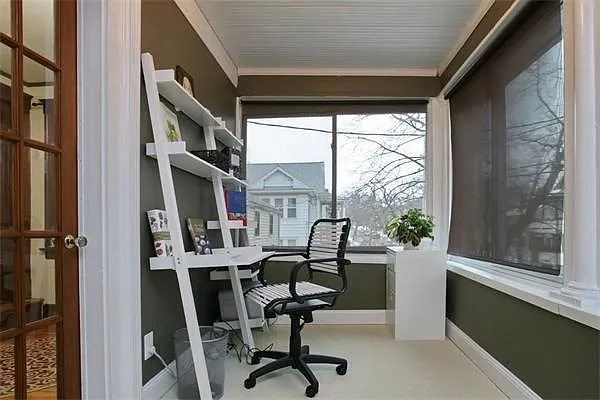3 Seasons Sunroom, with electric heat.