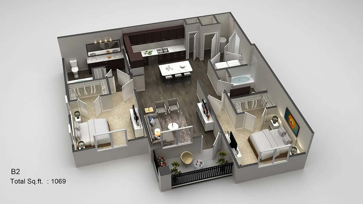 Floor plan Cobalt Deluxe