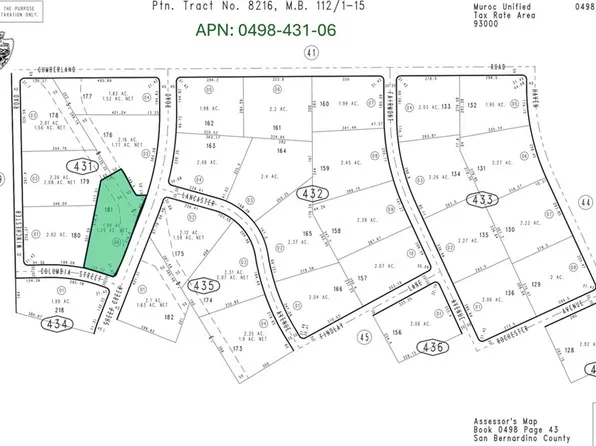 LOT 181 Columbia St Lot 181, Boron, CA 93516