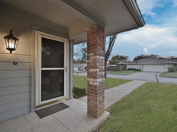 Covered Front Elevation with Storm Door