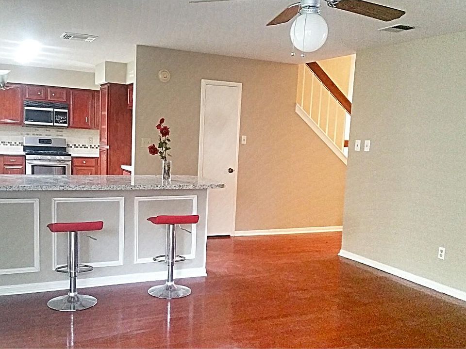 Family room open to the kitchen