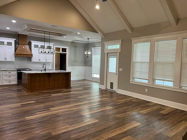 Kitchen and Living Room with Doogie Door