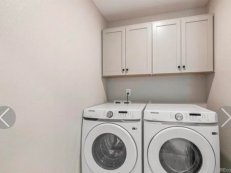 Laundry room upstairs right by the bedrooms