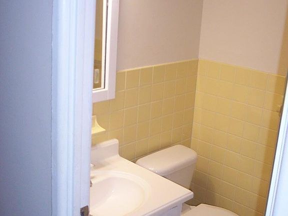 Bathroom has new tub/shower.