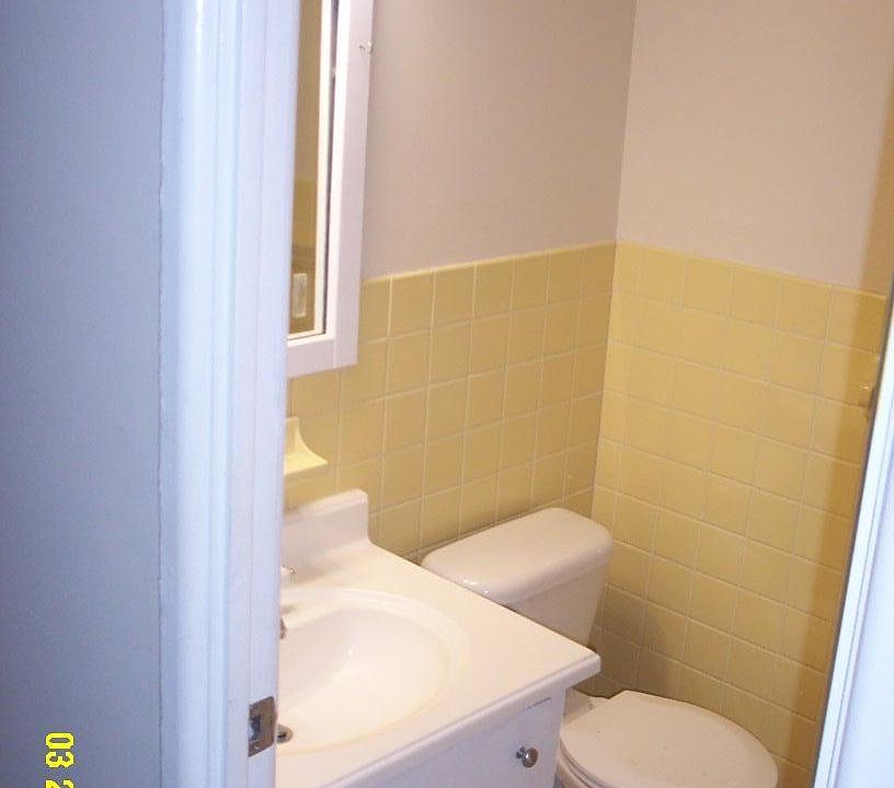 Bathroom has new tub/shower.