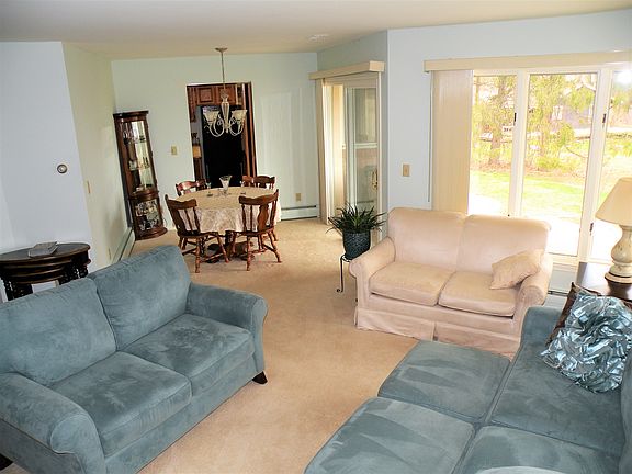Living room and dining