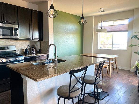 Current accent wall in dining room