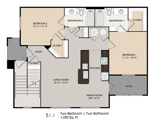 Floor plan B1