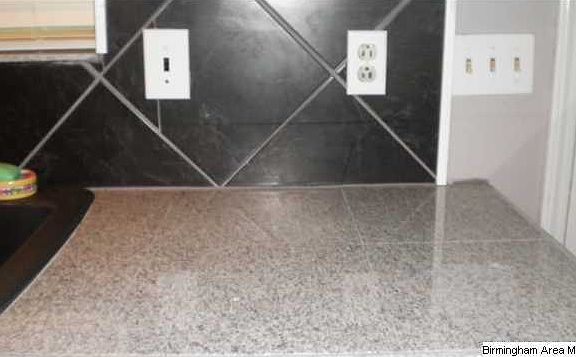 Granite in kitchen
