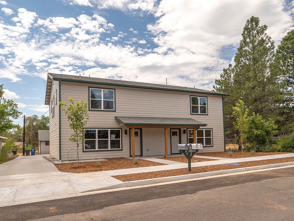 front, driveway to off street parking