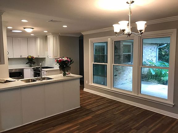 Dining area and kitchen