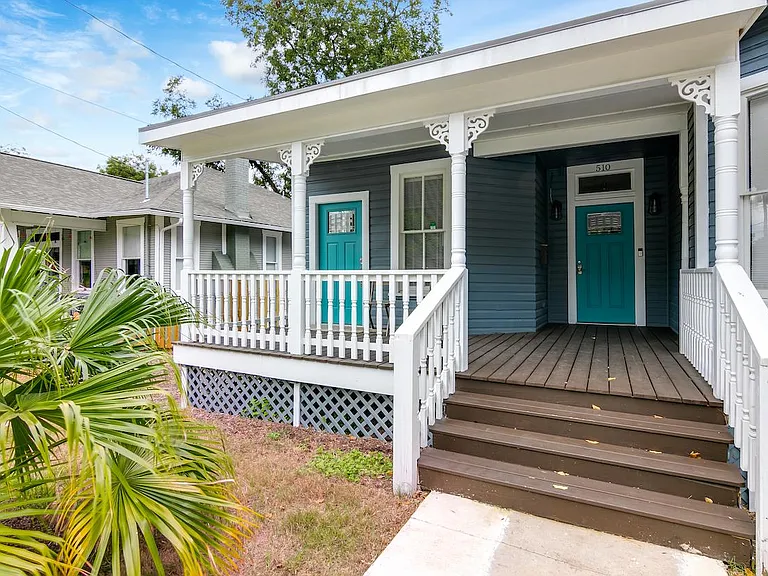 Enjoy watching your friendly new neighbors on your ample front porch.
