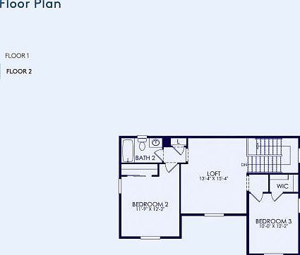 Plan 1 Floor Plan, Quick Move-In Home, Floor