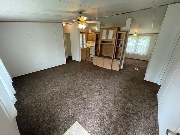 Entryway and living room