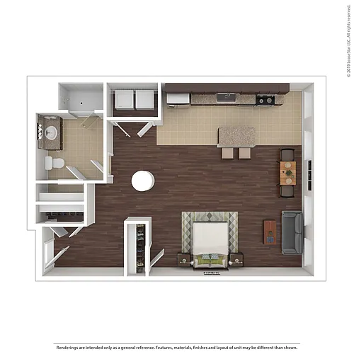 Floor plan Studio