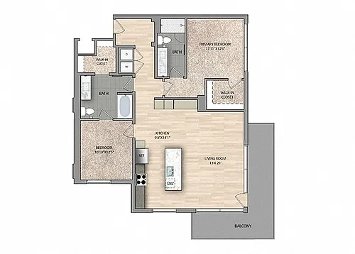 Floor plan B3