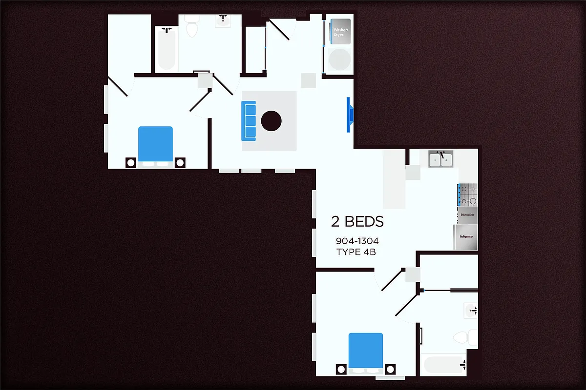 Floor plan 904-1304_Type B