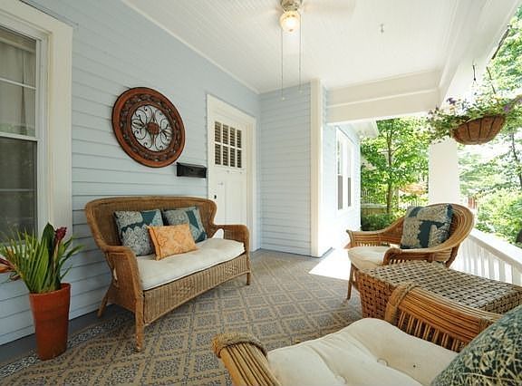 Another view of the front porch