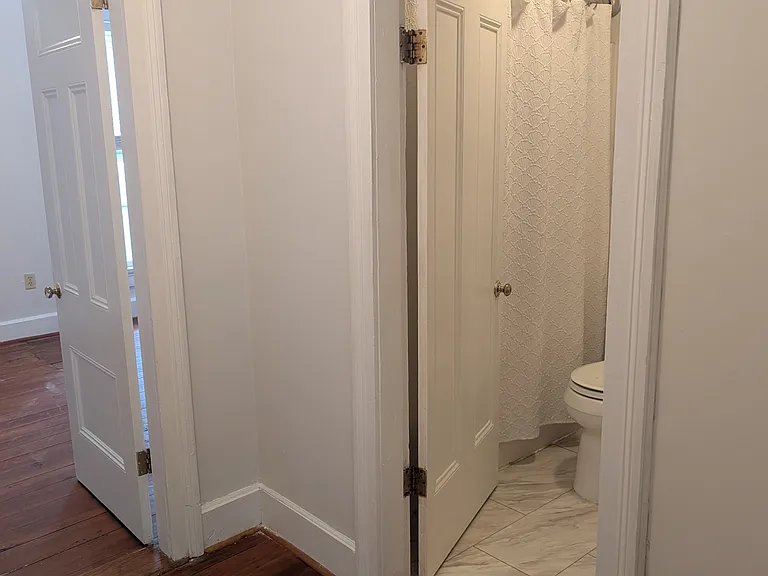 Hall to Bathroom and Bedroom