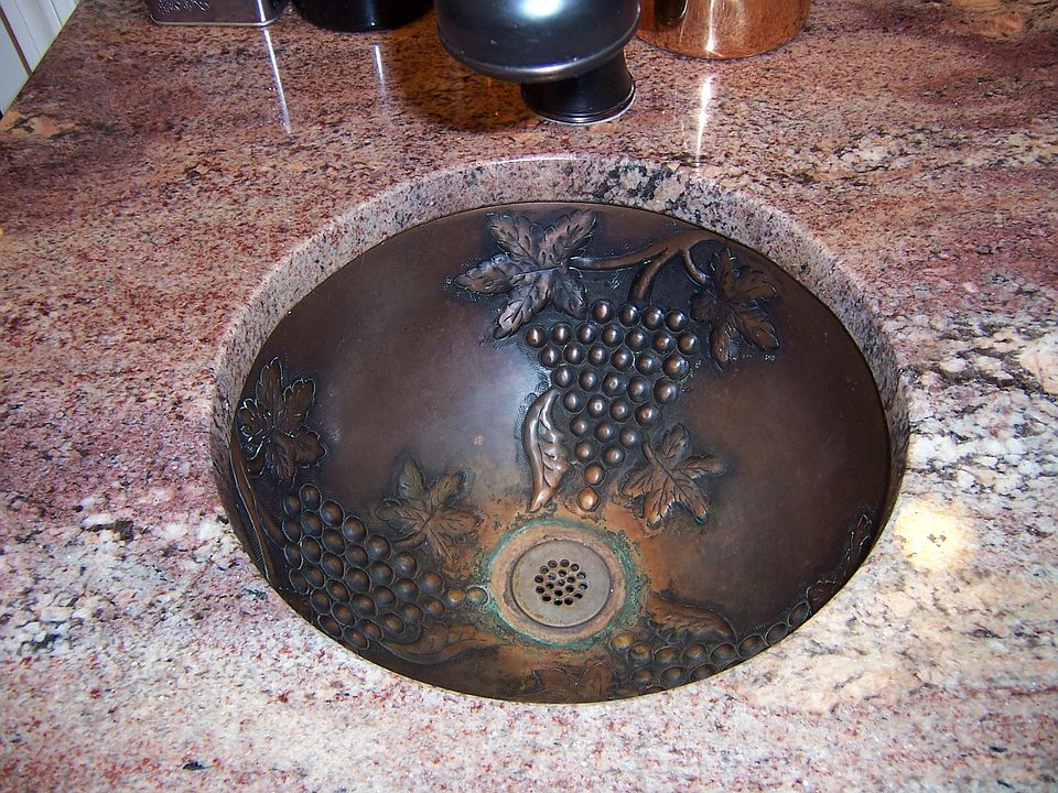 Copper sink Kitchen