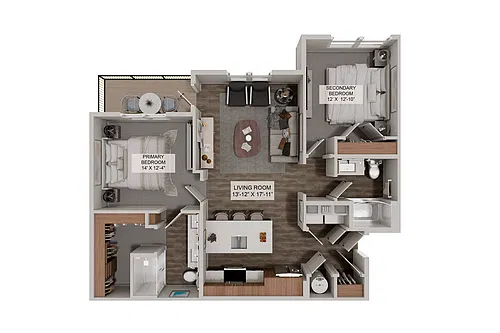 Floor plan The Woodland (B2)