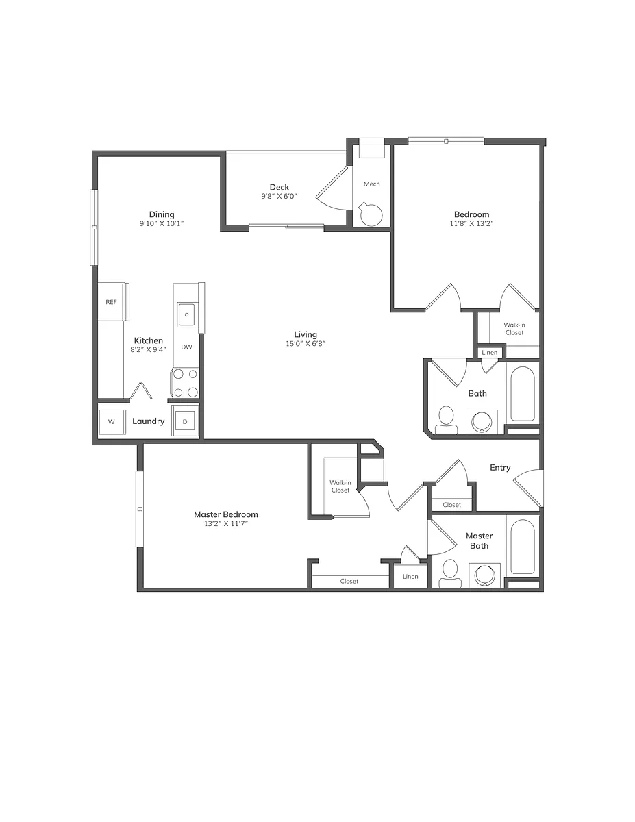 Floor plan B2BR