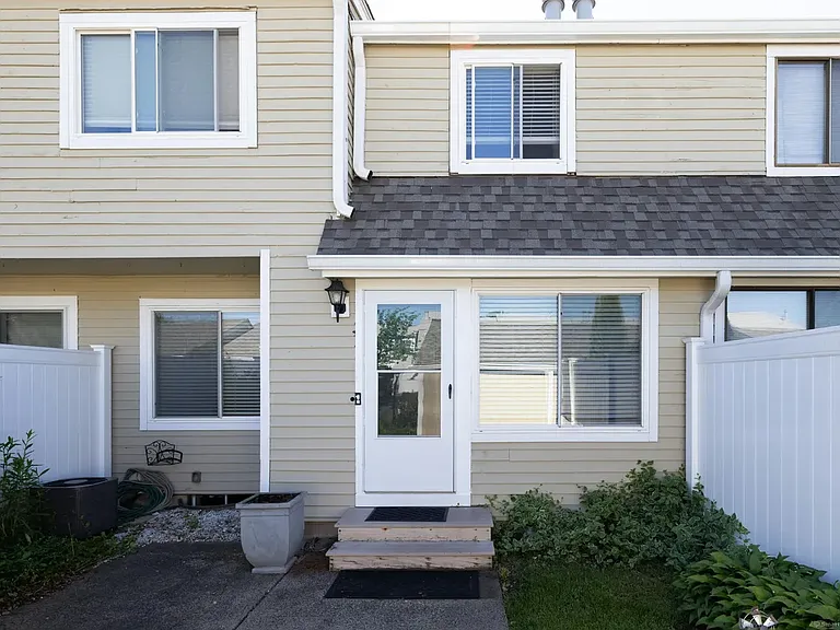 Front door with private patio