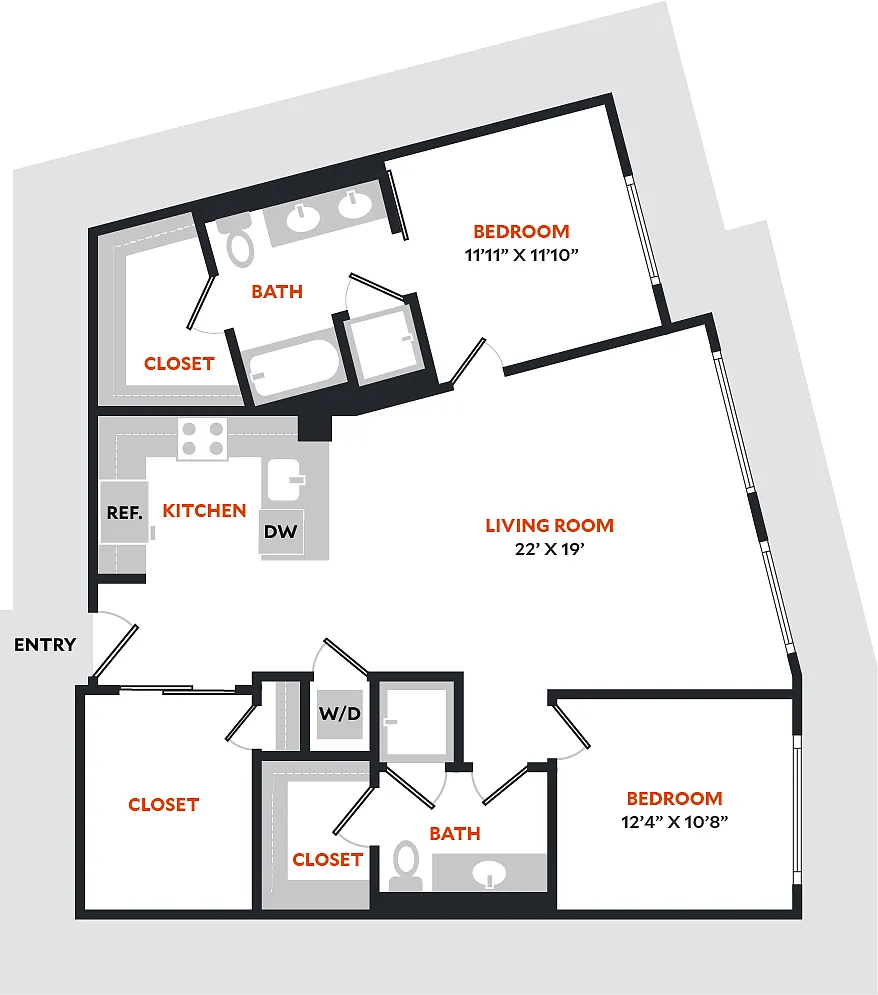Floor plan Plan 2E