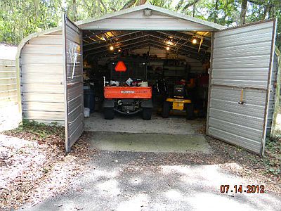 This is the equipment shed w
