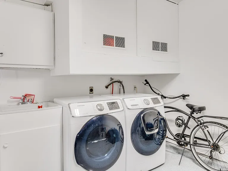 Laundry in Garage