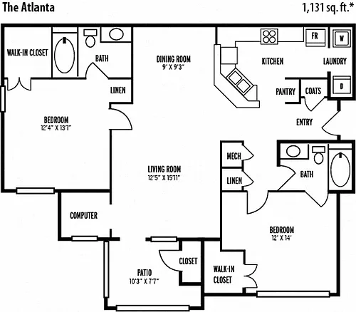 Floor plan Atlanta