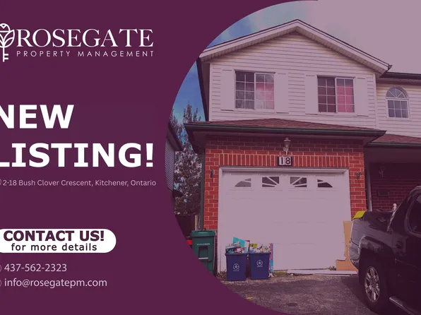 18 Bush Clover Cres #2, Kitchener, ON N2E 3P9