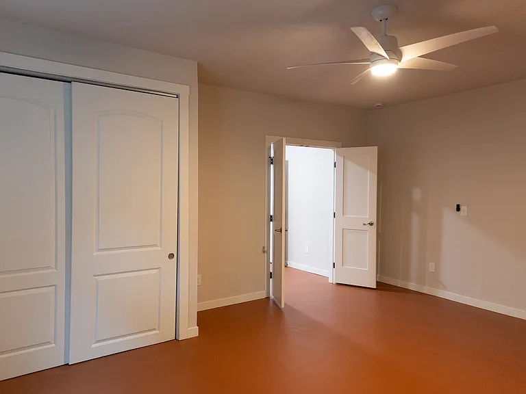 Bedroom #4 - this could be a master bedroom in the Basement ADU, large room and will easily fit a California King bed set