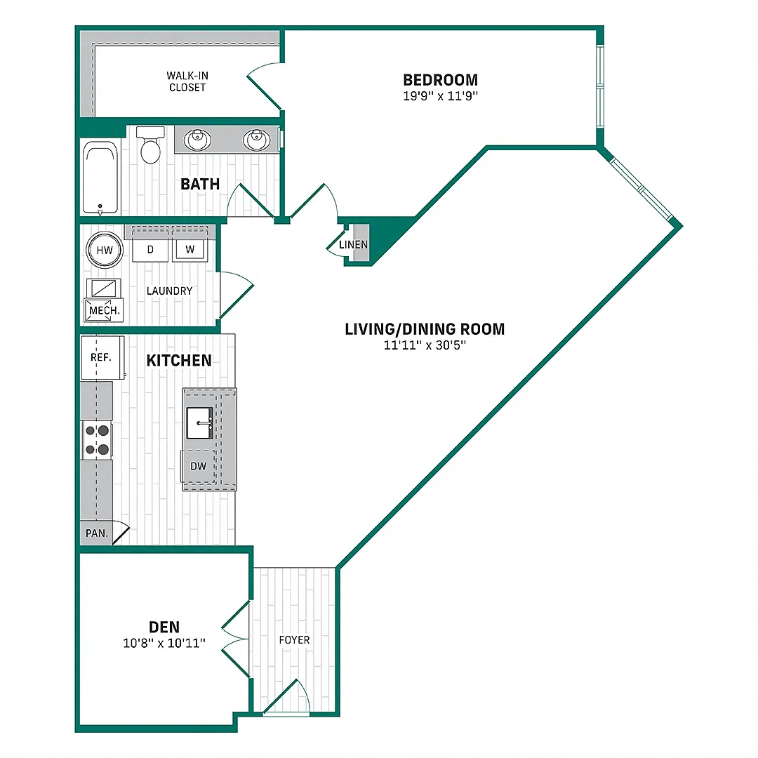 Floor plan B3 - The Refinery