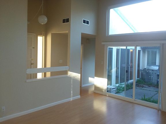 Living room and courtyard