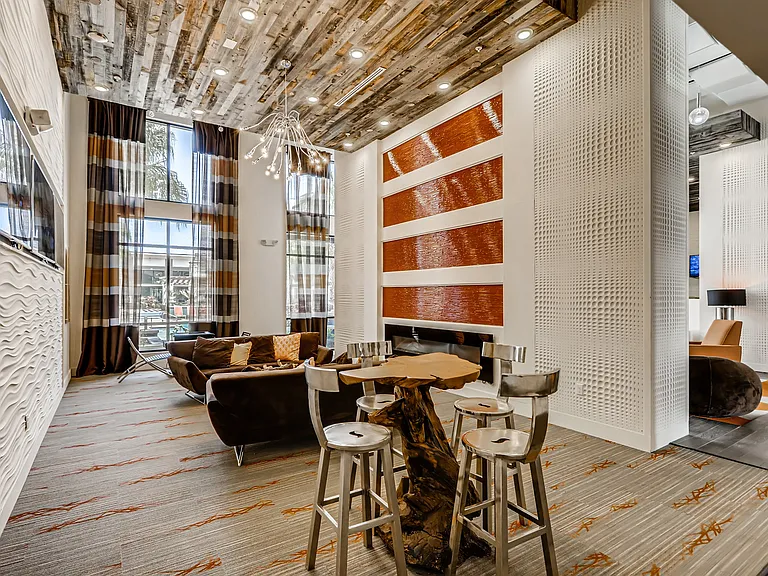 Clubhouse with lounge area