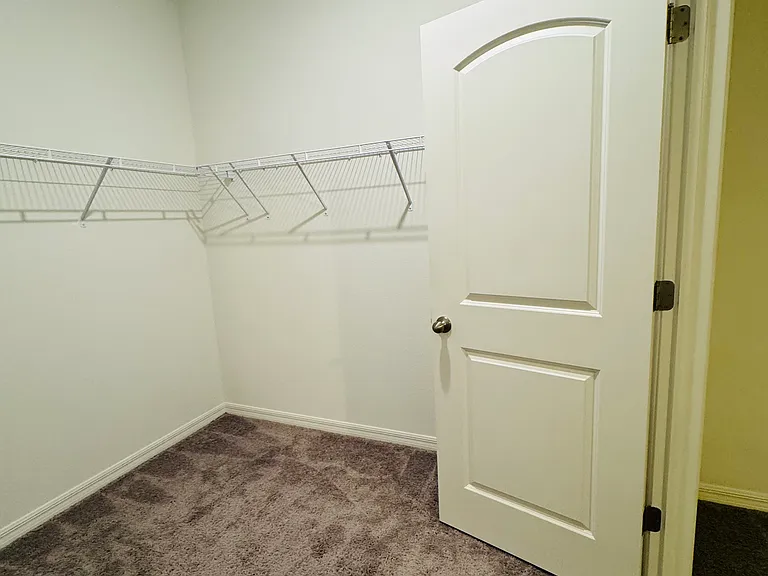 Master bedroom's closet