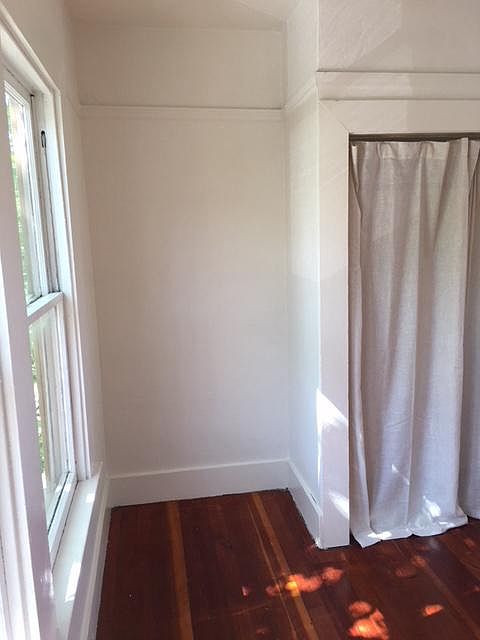 1st large closet in bedroom